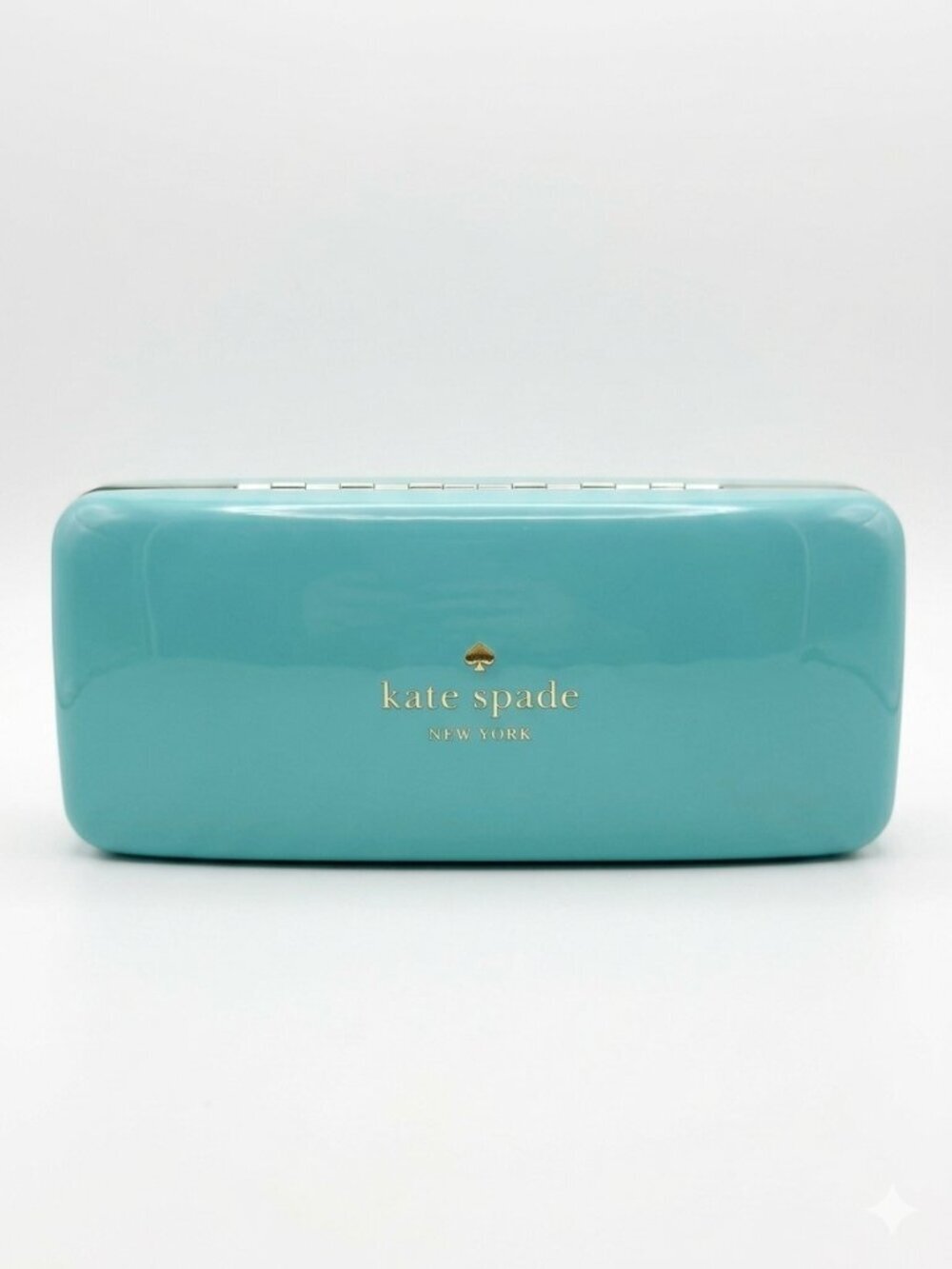 KATE SPADE Sunglasses Glasses Colorblock Green Turquoise Clamshell Case